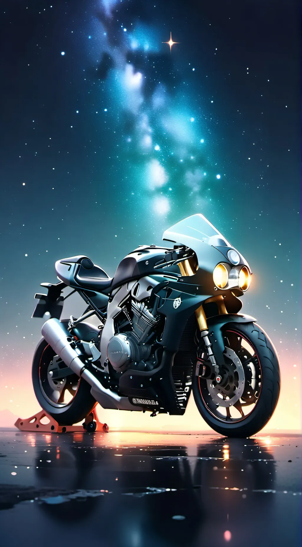 ai character: Motorcycle Breakup background