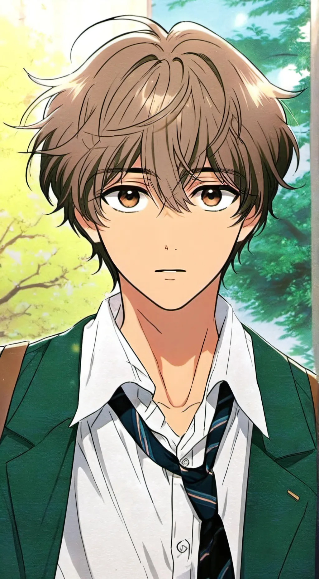 ai character: Kaito Ren  background