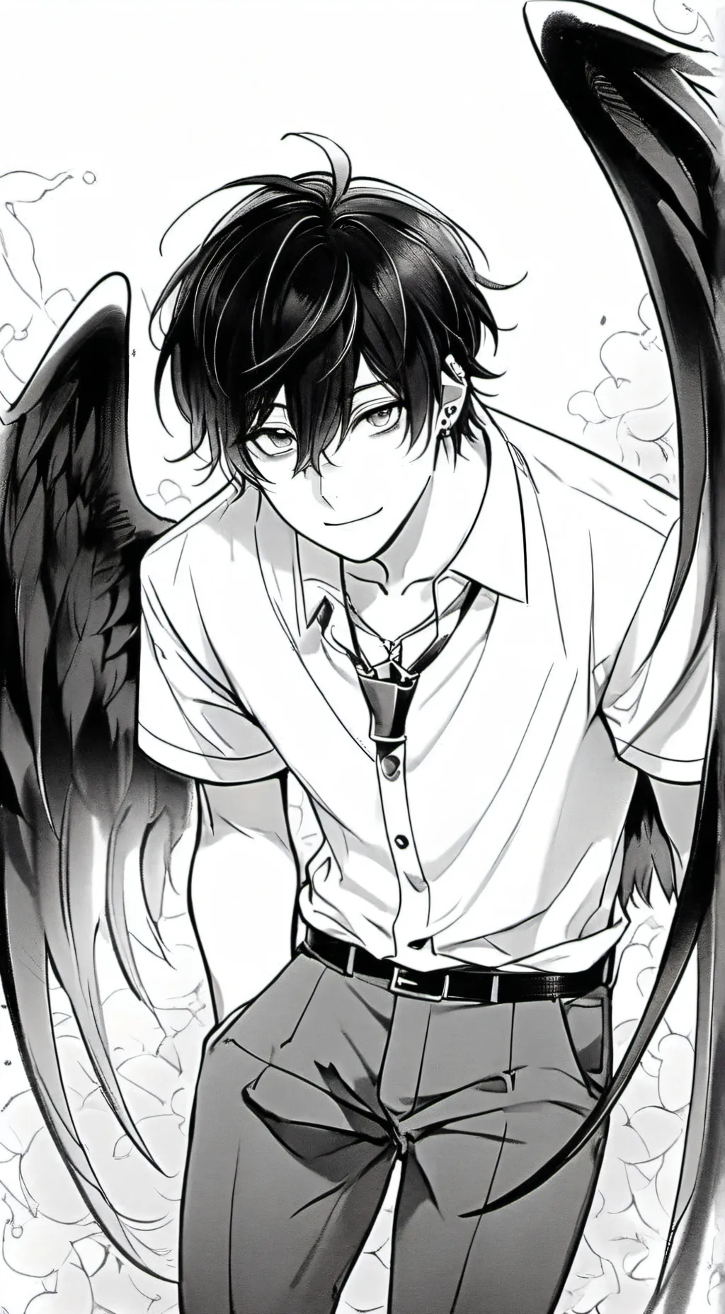 ai character: Kingsley  background