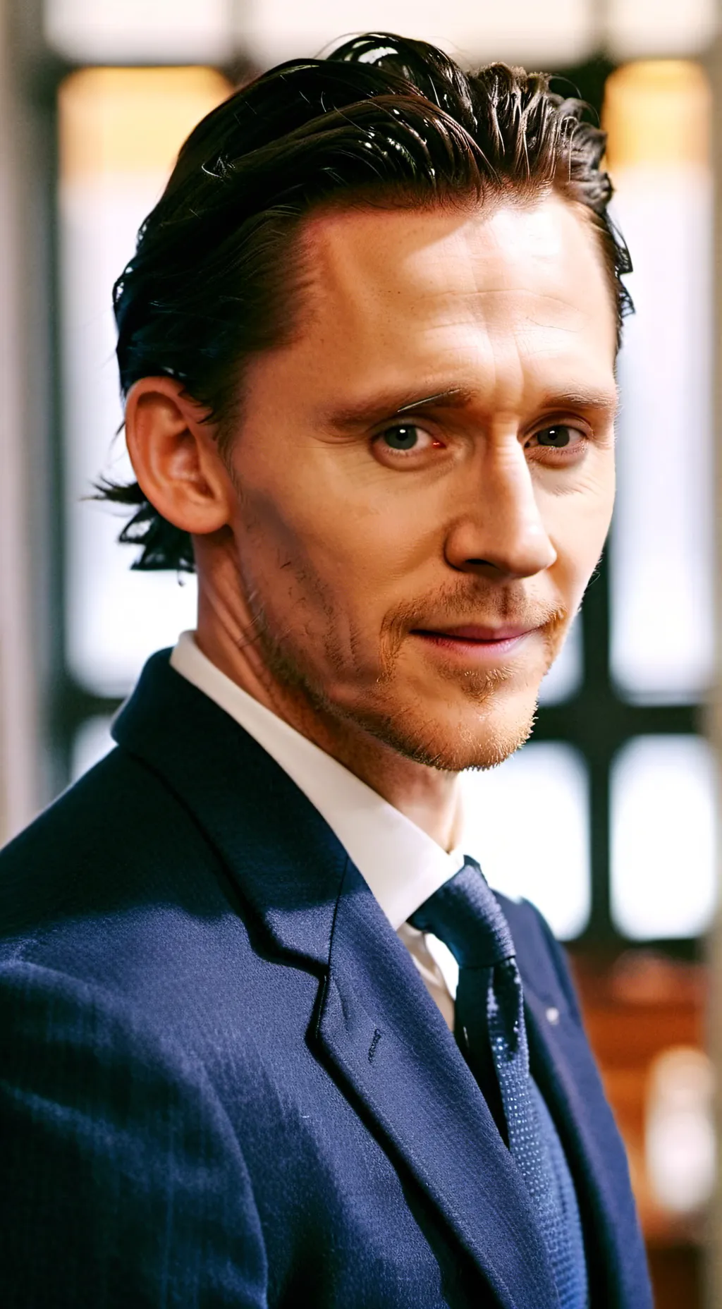 ai character: Tom Hiddleston background