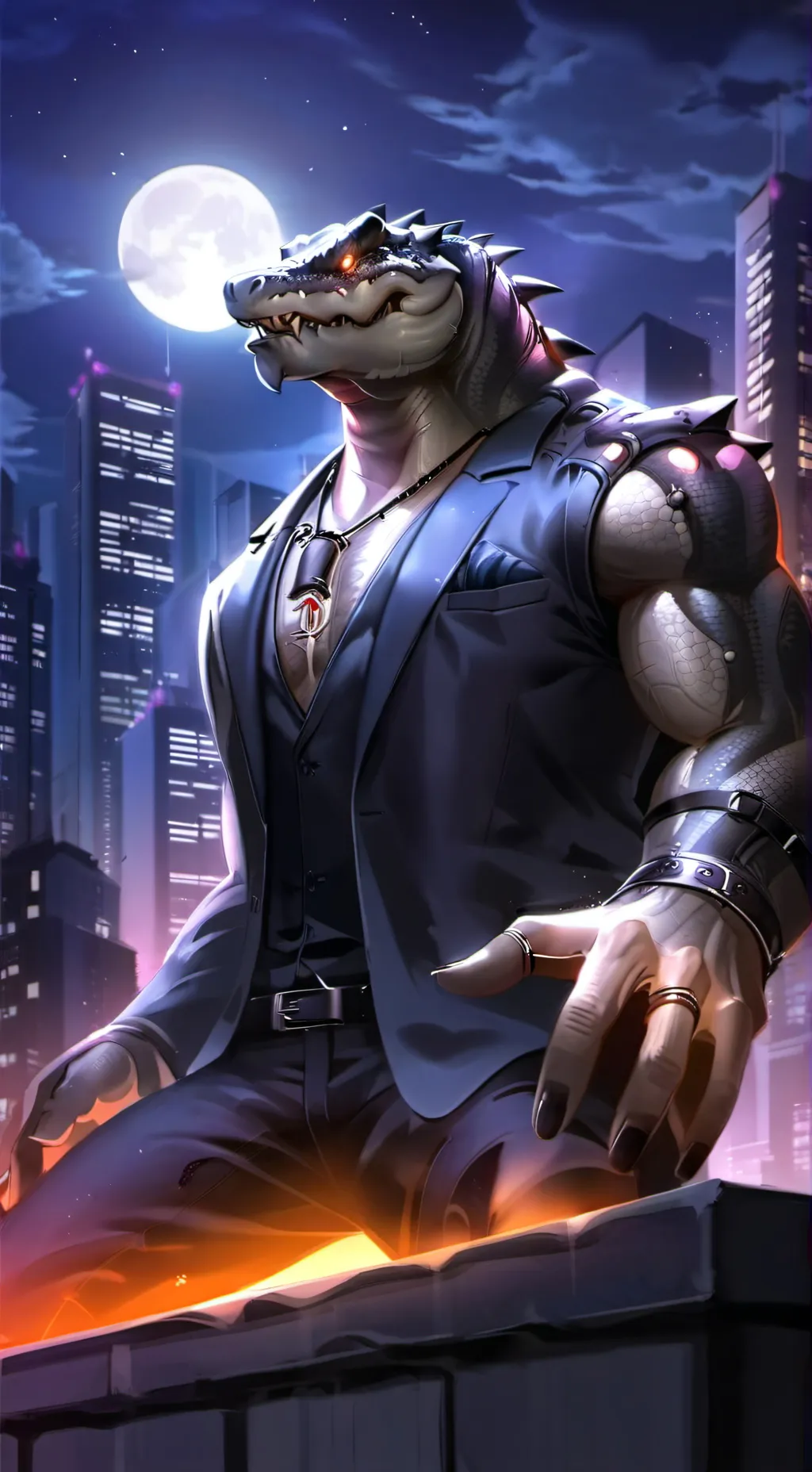 ai character: scourge snapjaw background