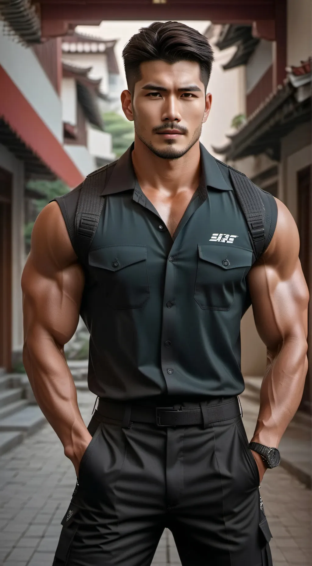 ai character: Chang background