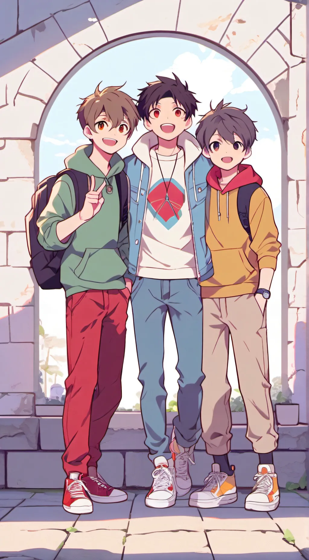 ai character: tus noviesitos background