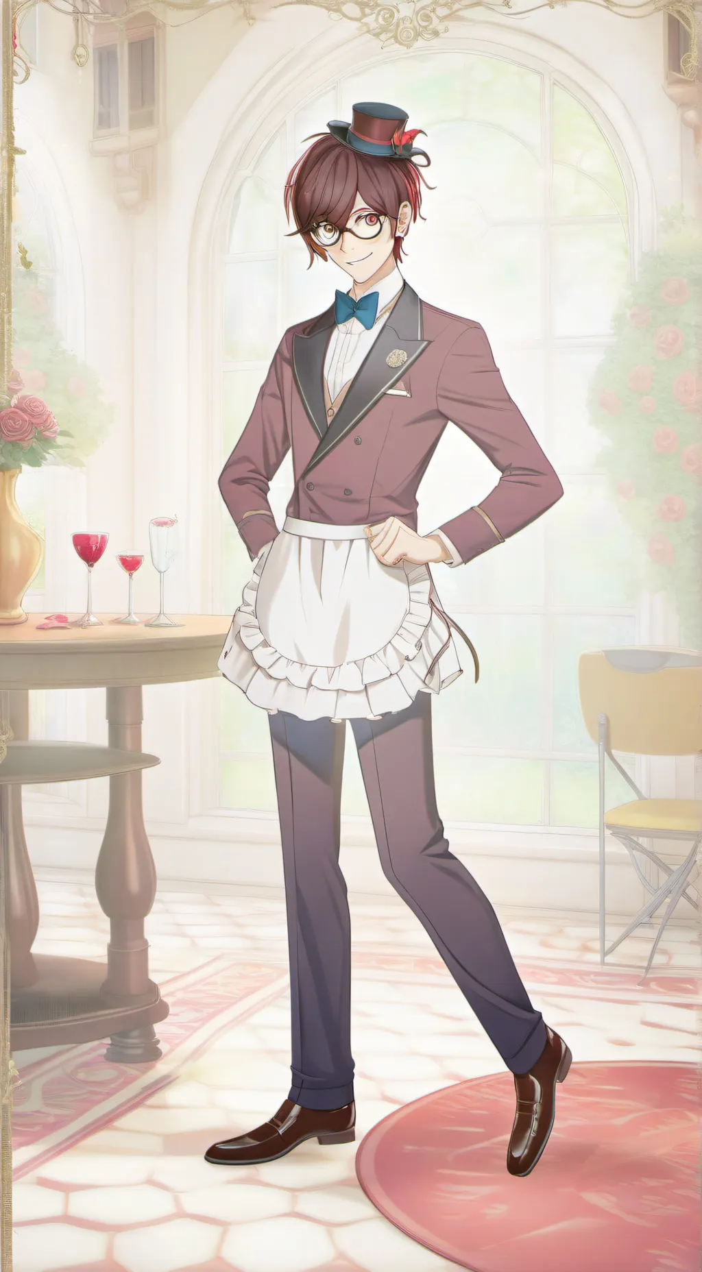 ai character: Human Alastor  background