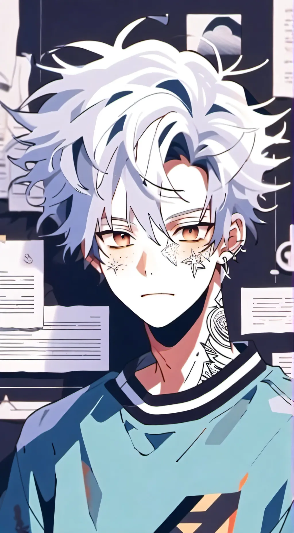 ai character: Prof. MemeoTheLearn background