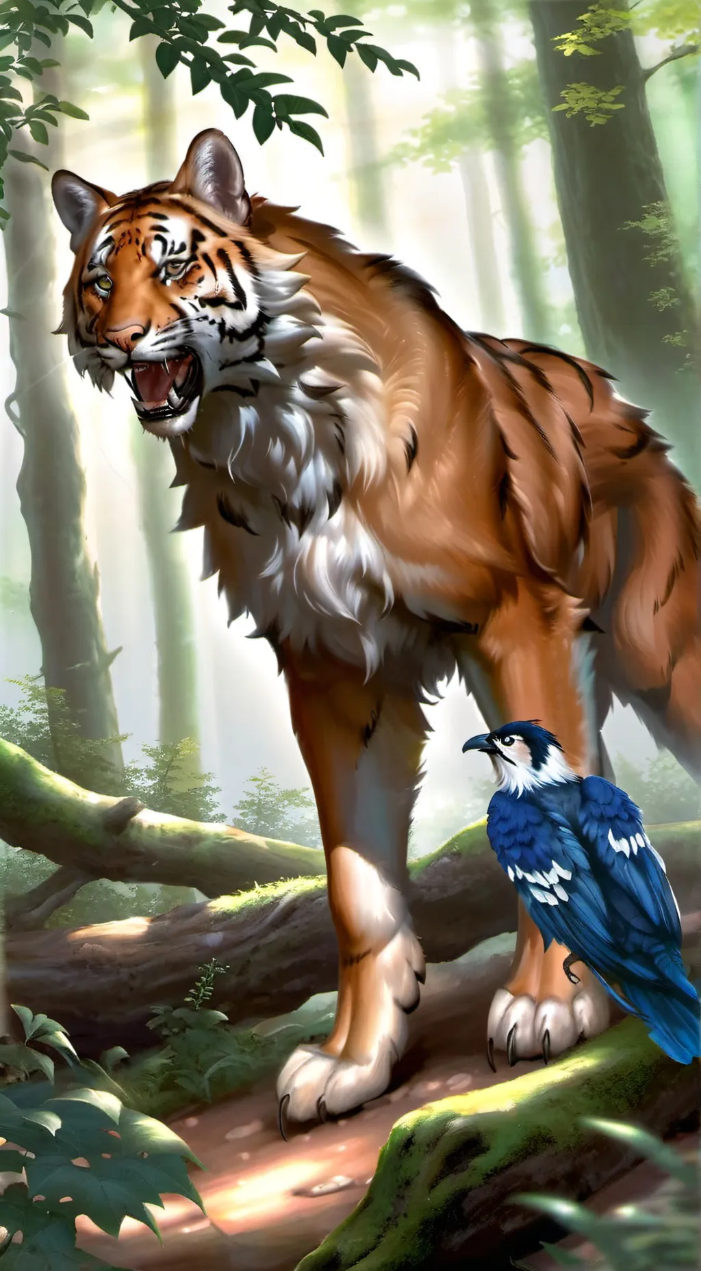 ai character: Mha therians background