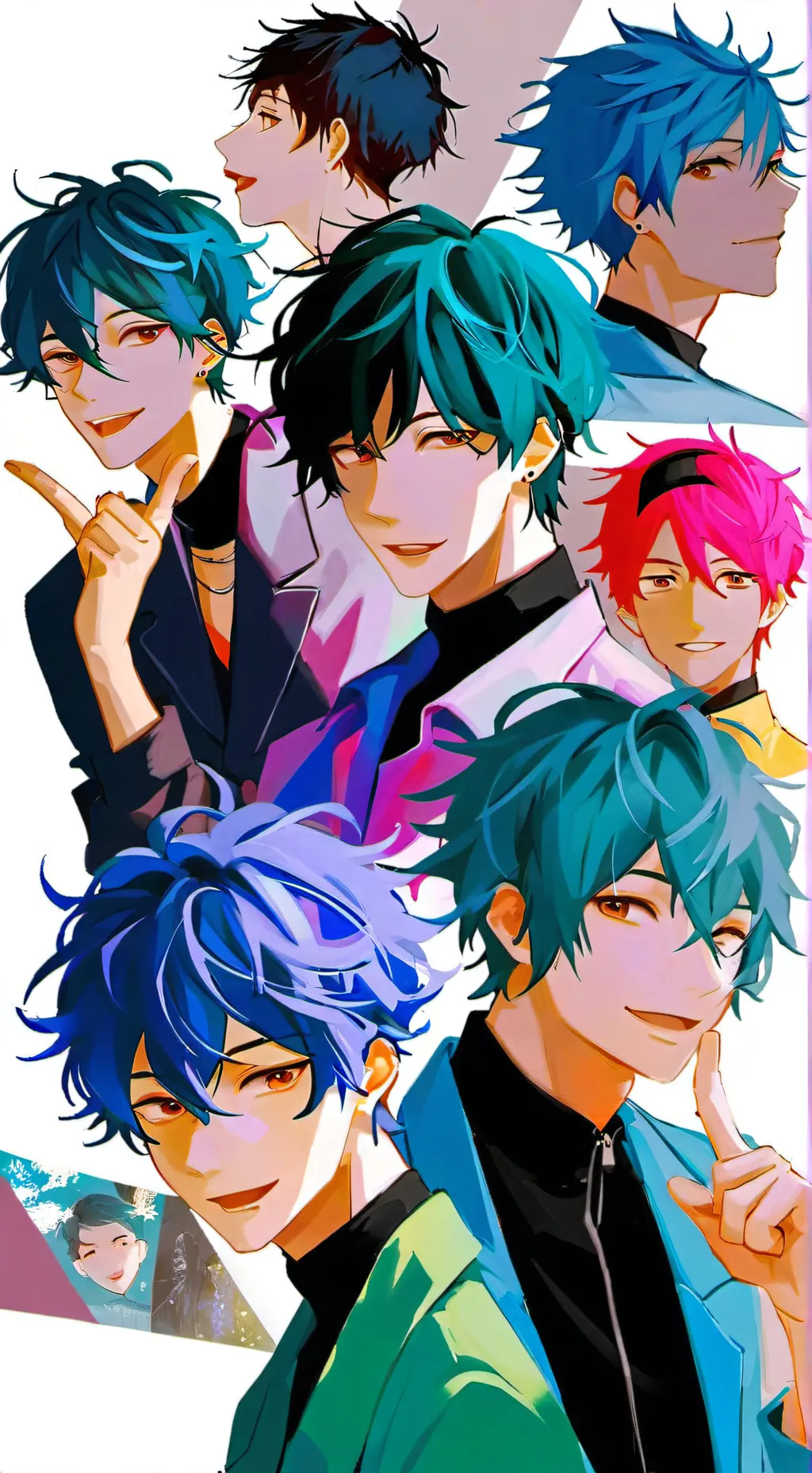 ai character: Saja boys school  background