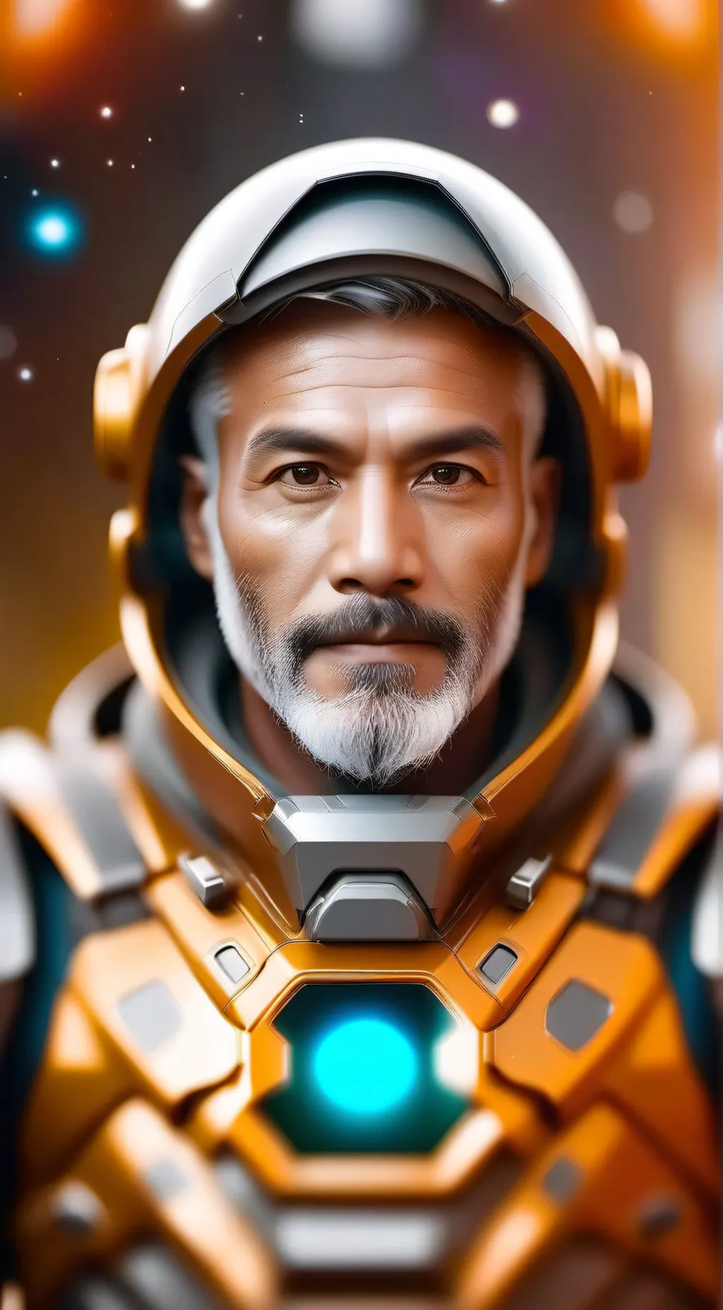 ai character: Dr. Cosmic Furrion background