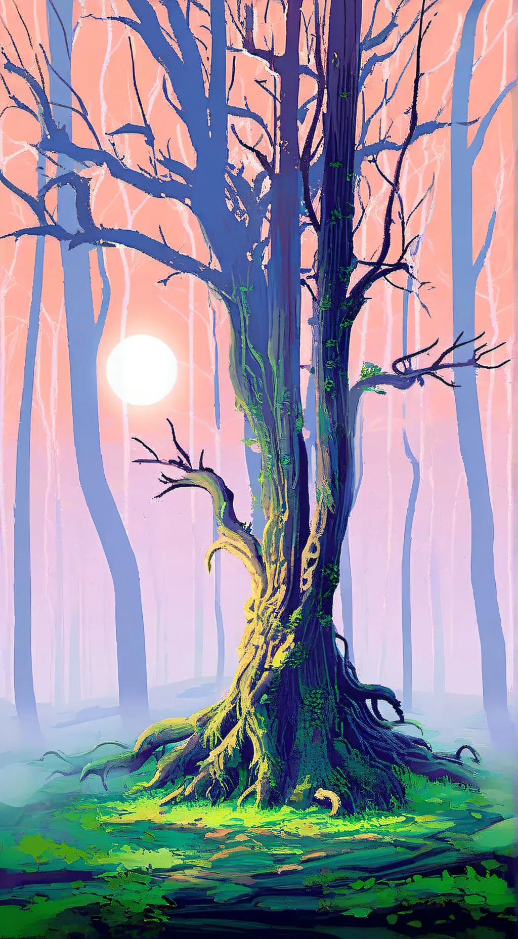 ai character: Hashira meeting  background