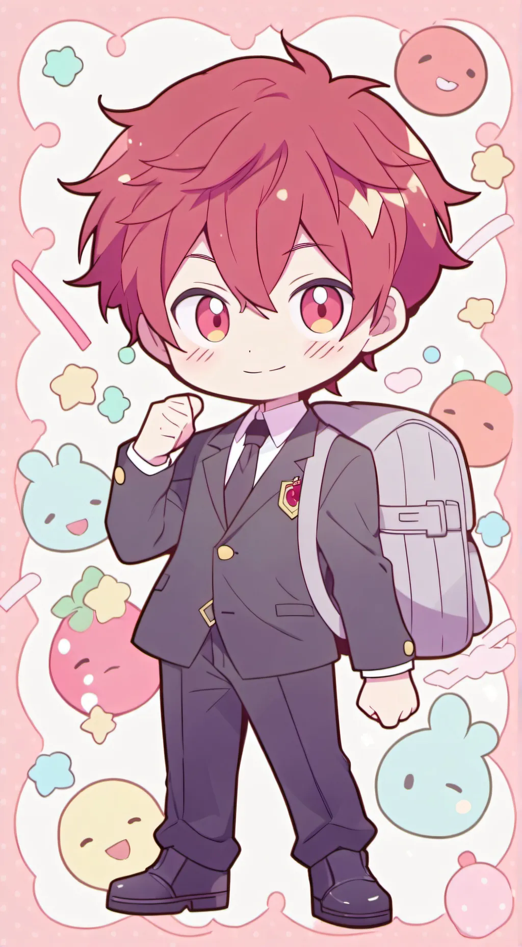 ai character: Karma Akabane. background