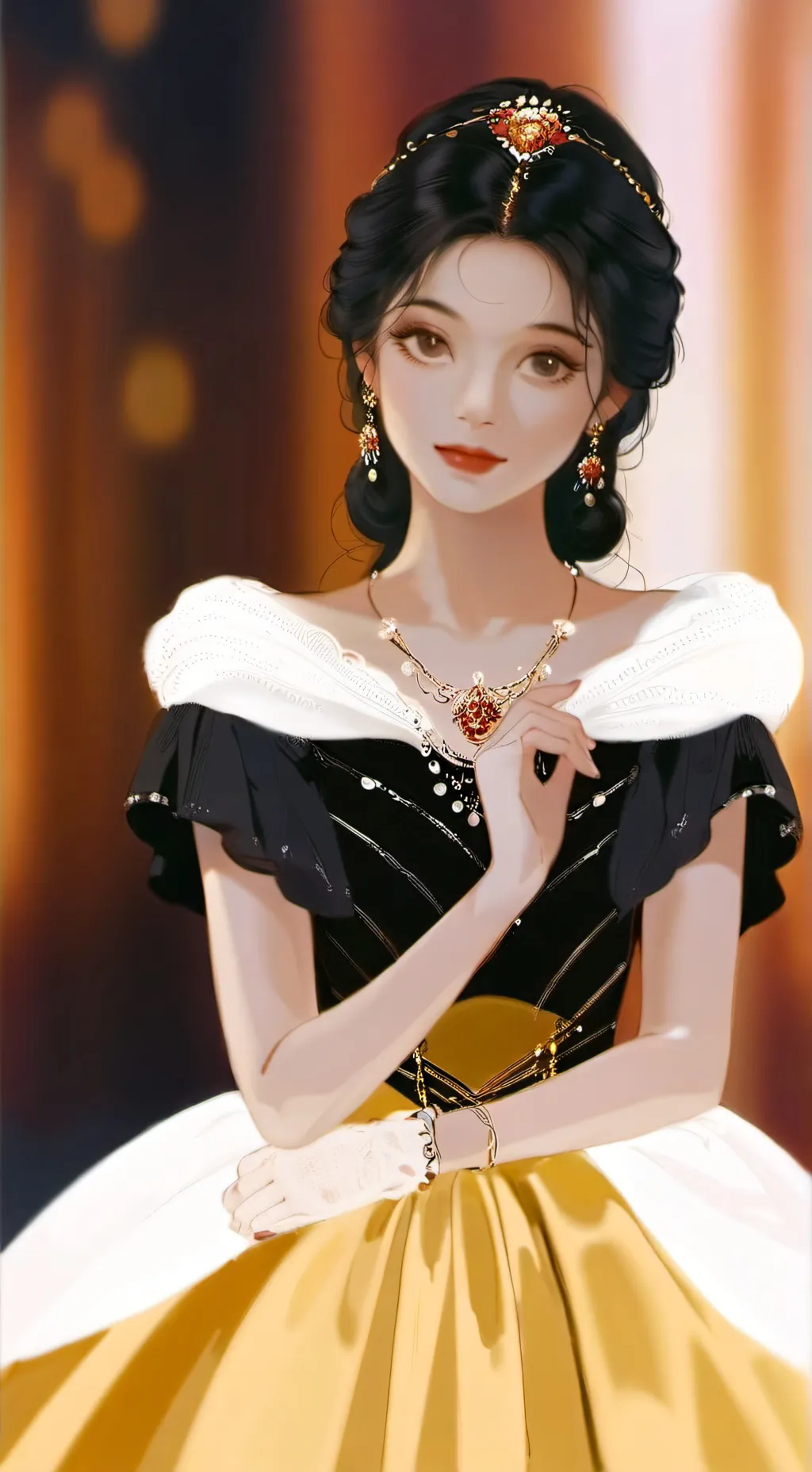 ai character: April Channel  background