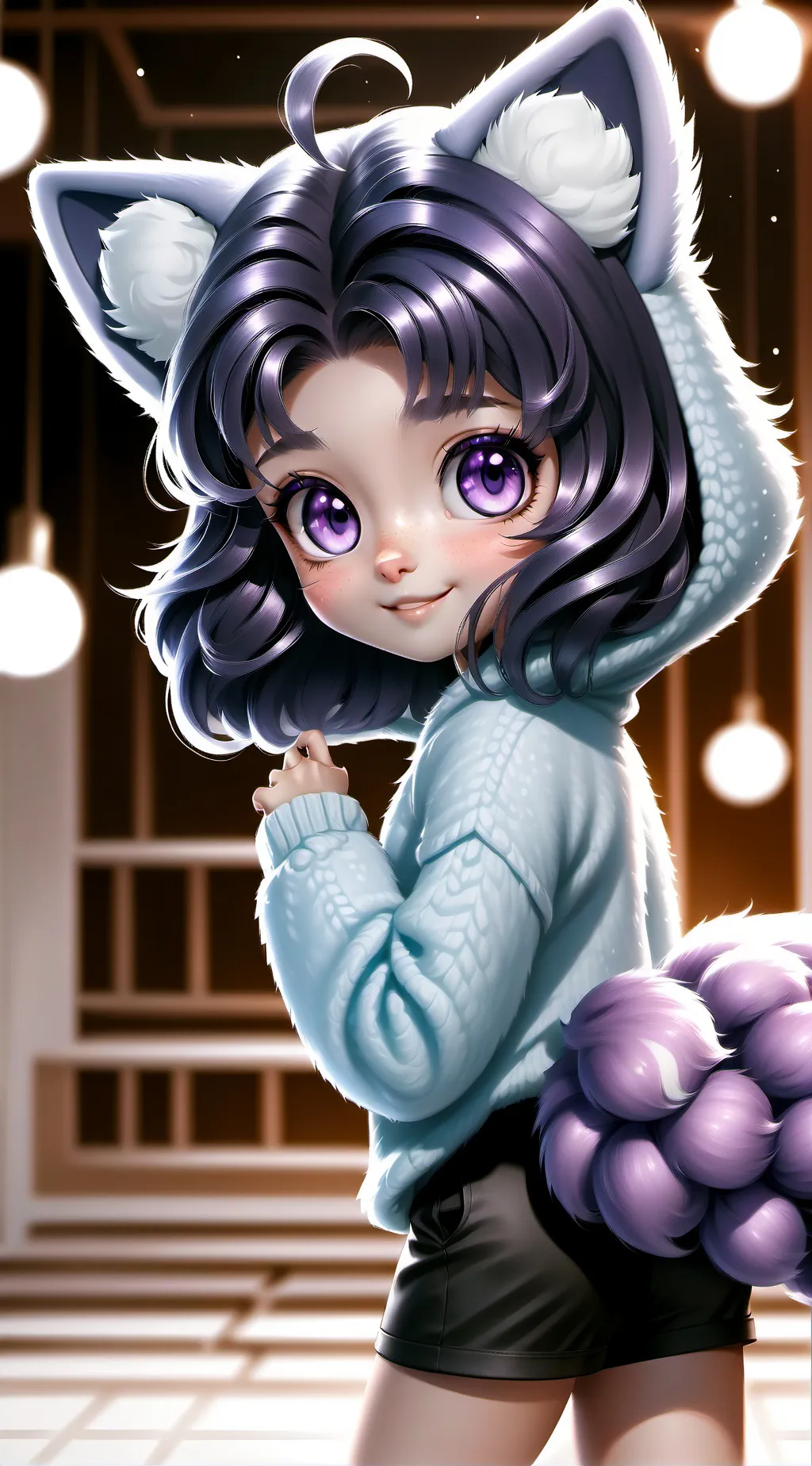 ai character: mha miki  background