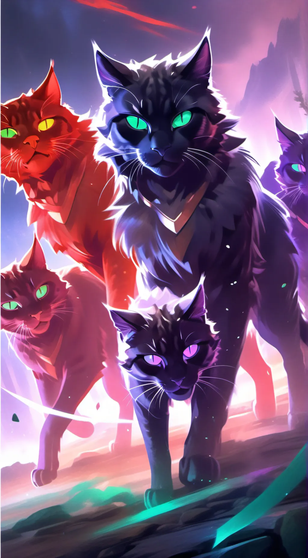 ai character: WARRIOR CAT FANFIC background
