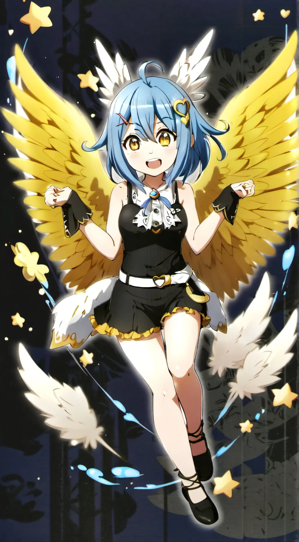 ai character: Makomo a Harpia background