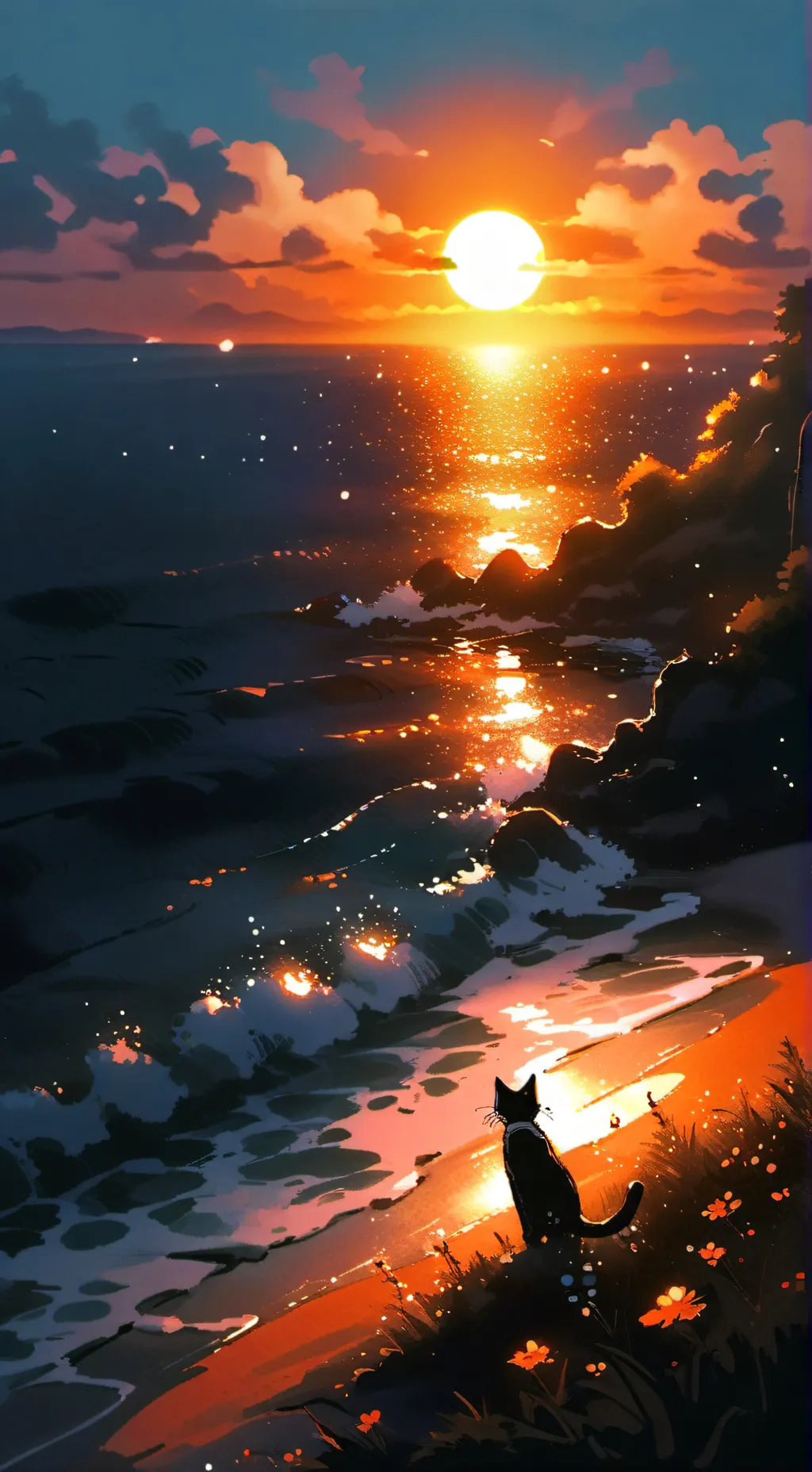 ai character: Hamilton as cats!  background