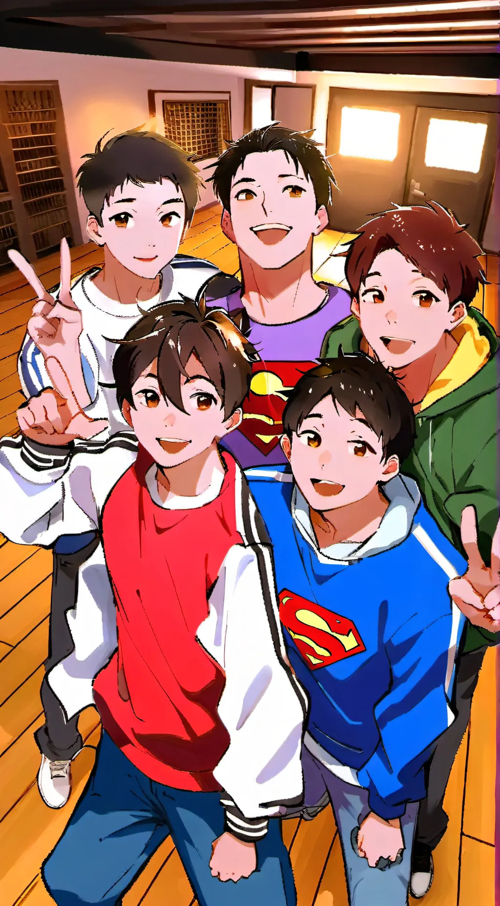 ai character: Creative squad  background