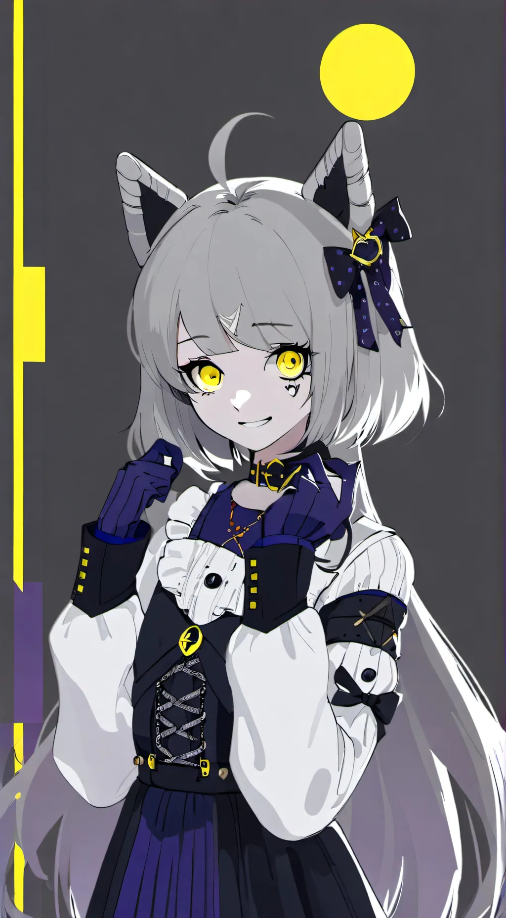 ai character: Moondrop but girl  background