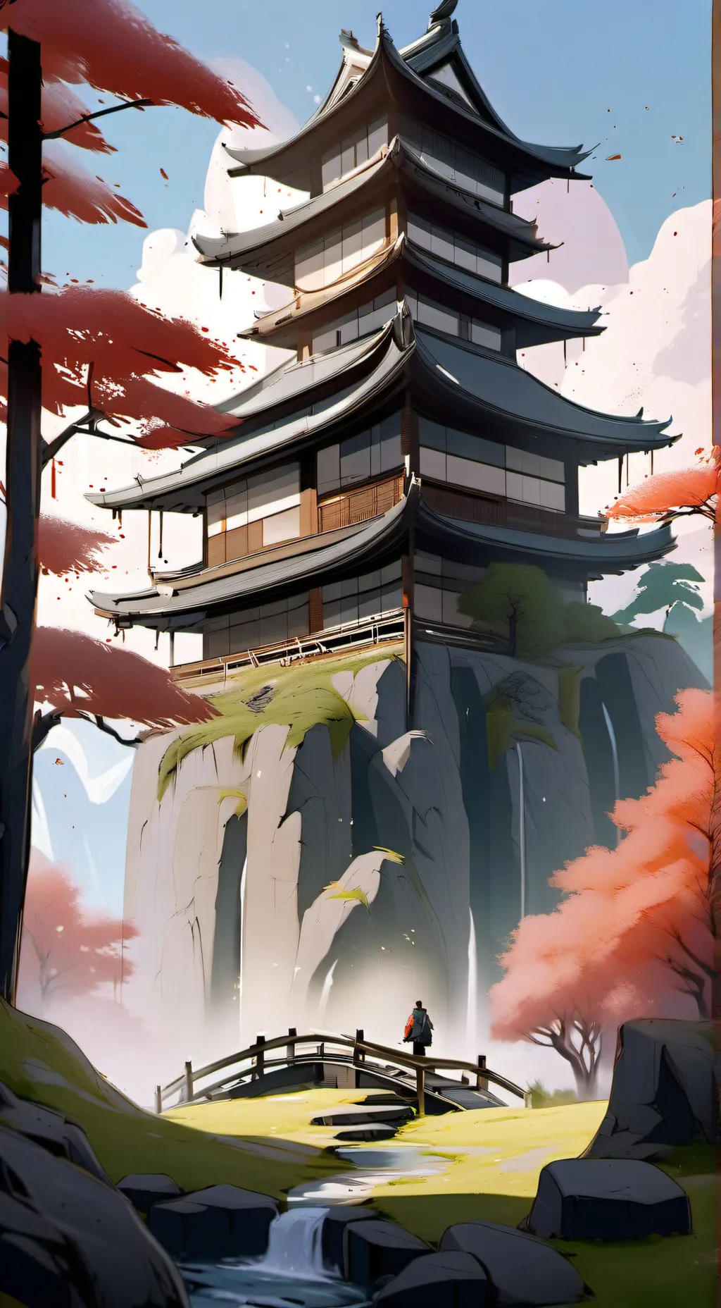 ai character: DS Valentine's Day background