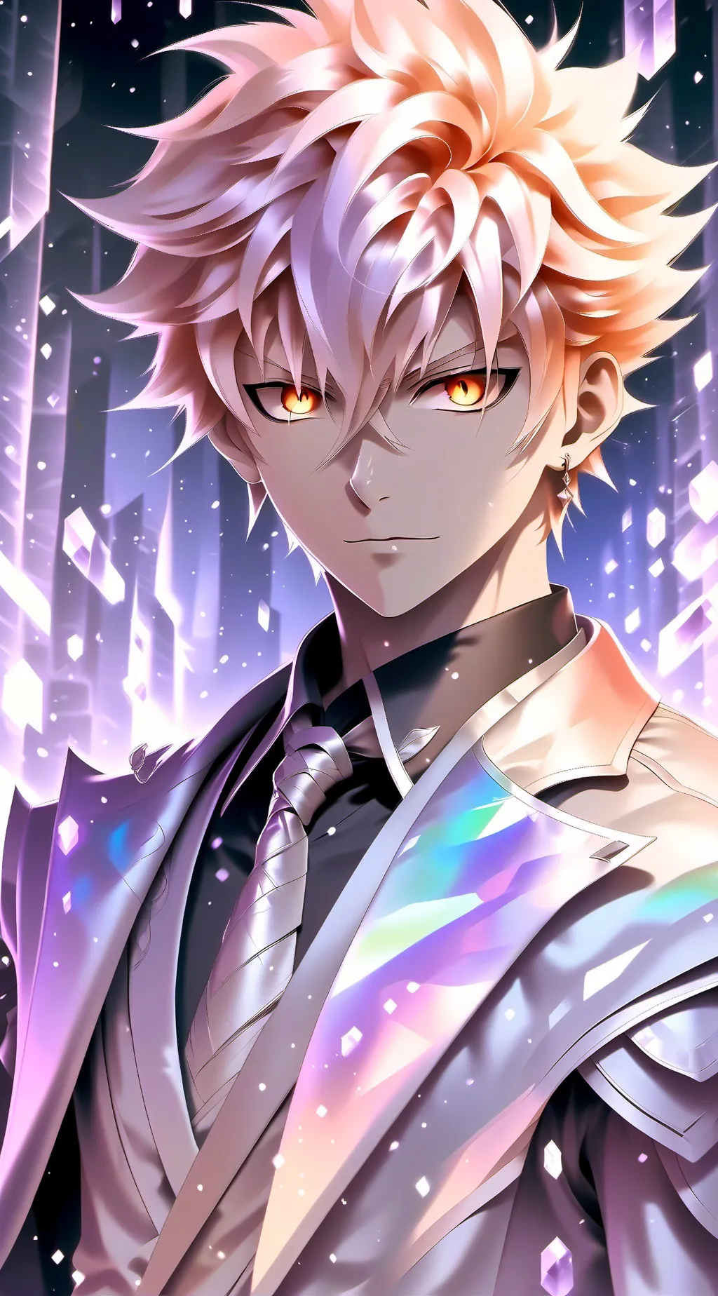 ai character: Bakugo prom night background