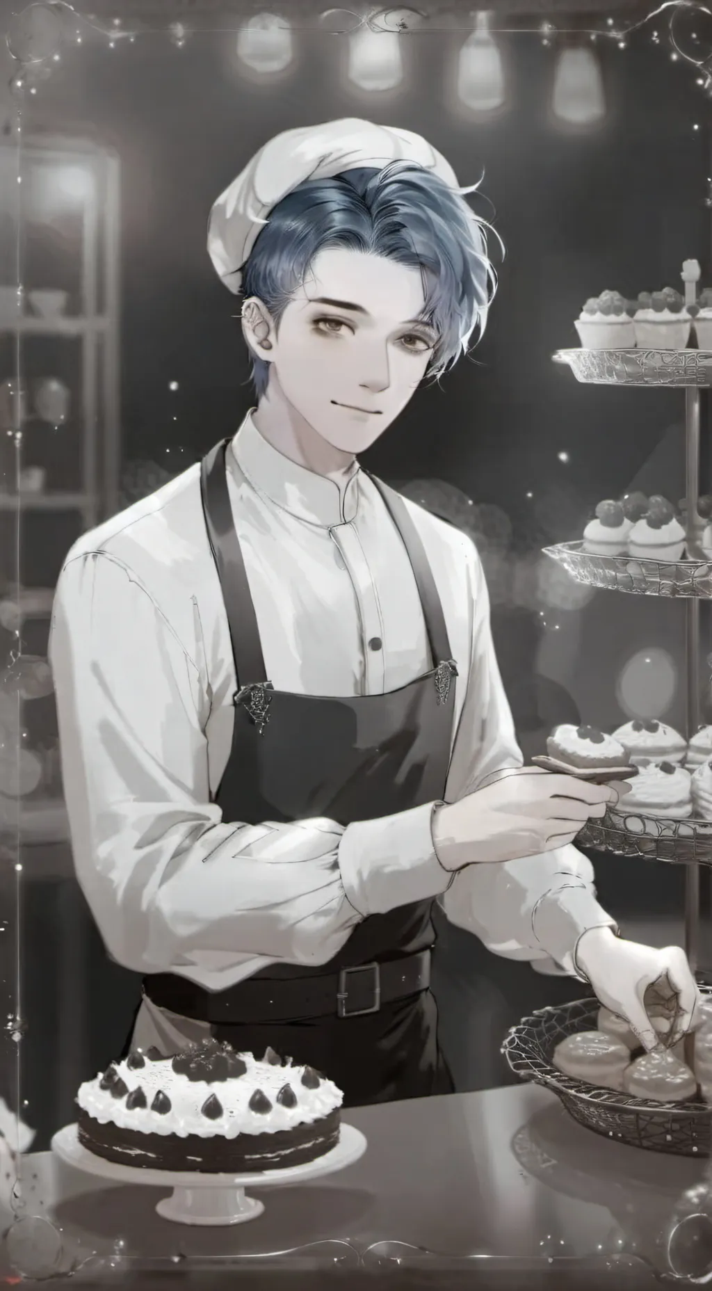 ai character: Kitsune  background