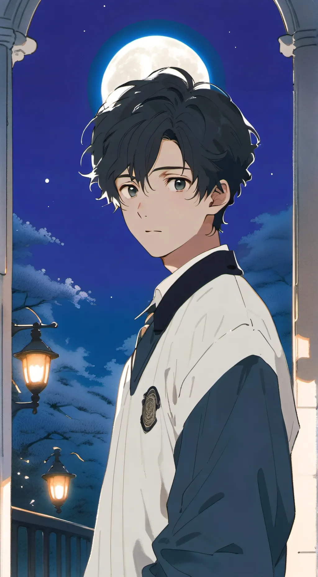 ai character: Лион background