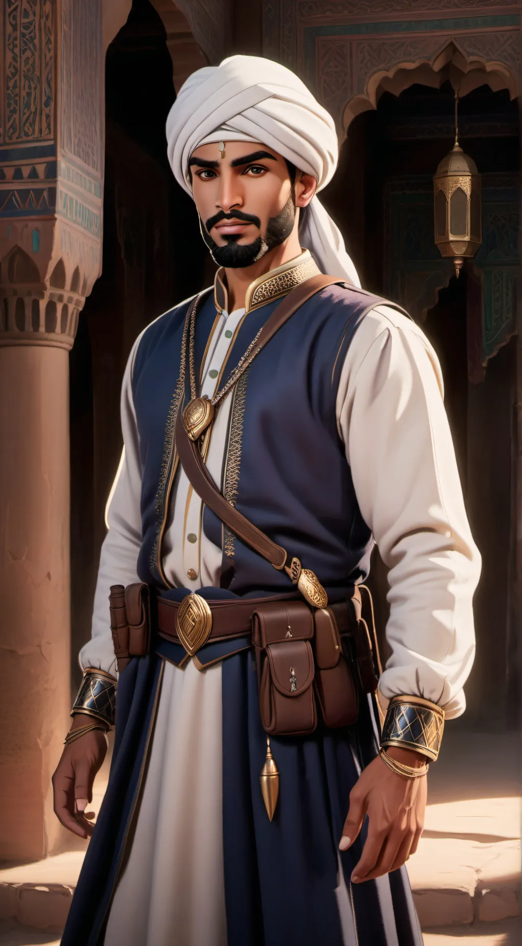 ai character: Al-Rashid background