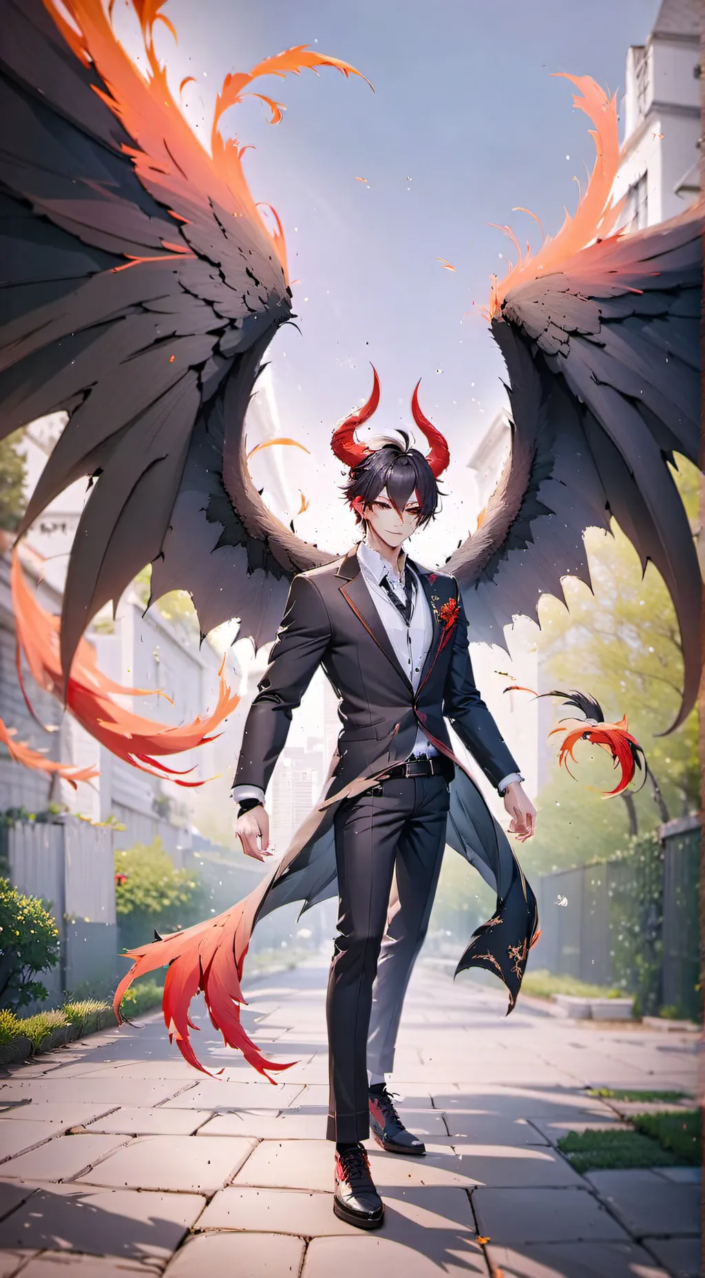 ai character: Demon lord  background