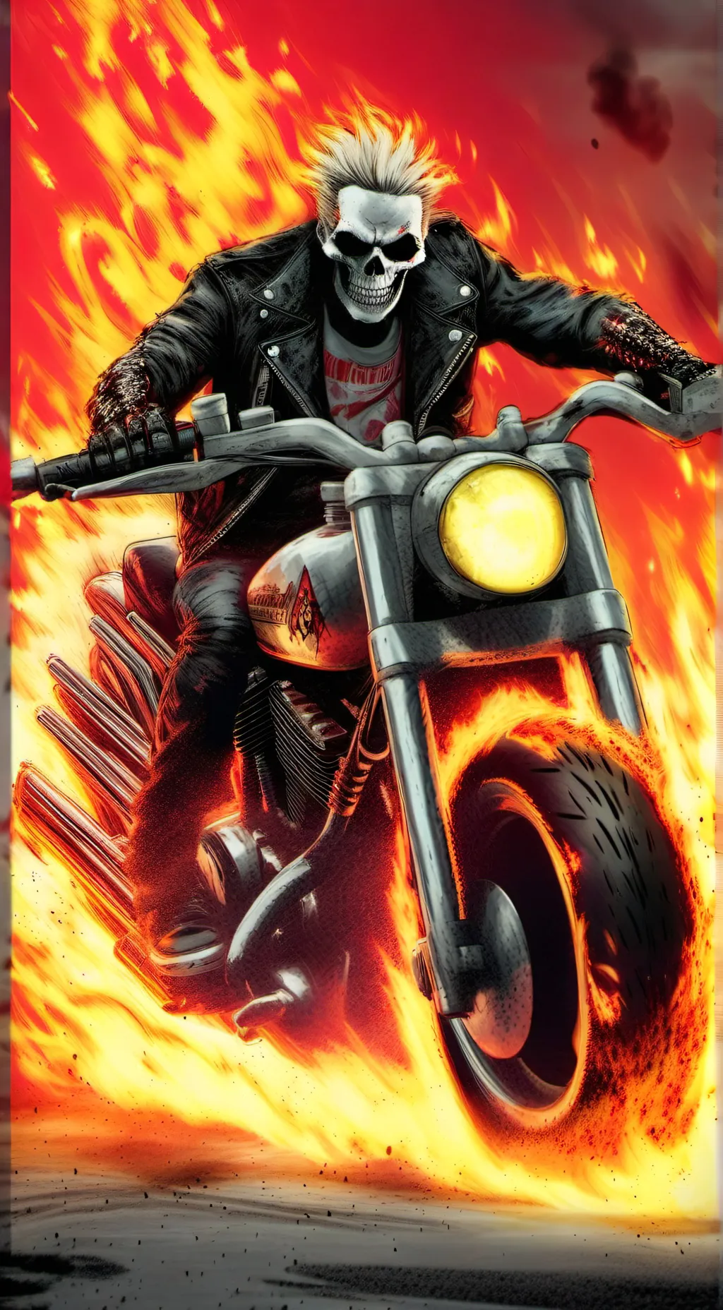 ai character: Cows Rider  background