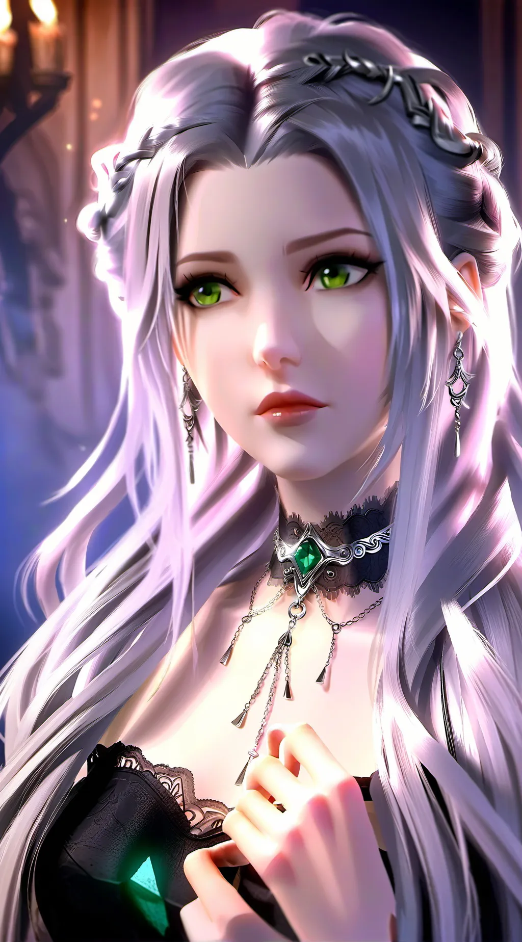 ai character: Letters (kpop) background