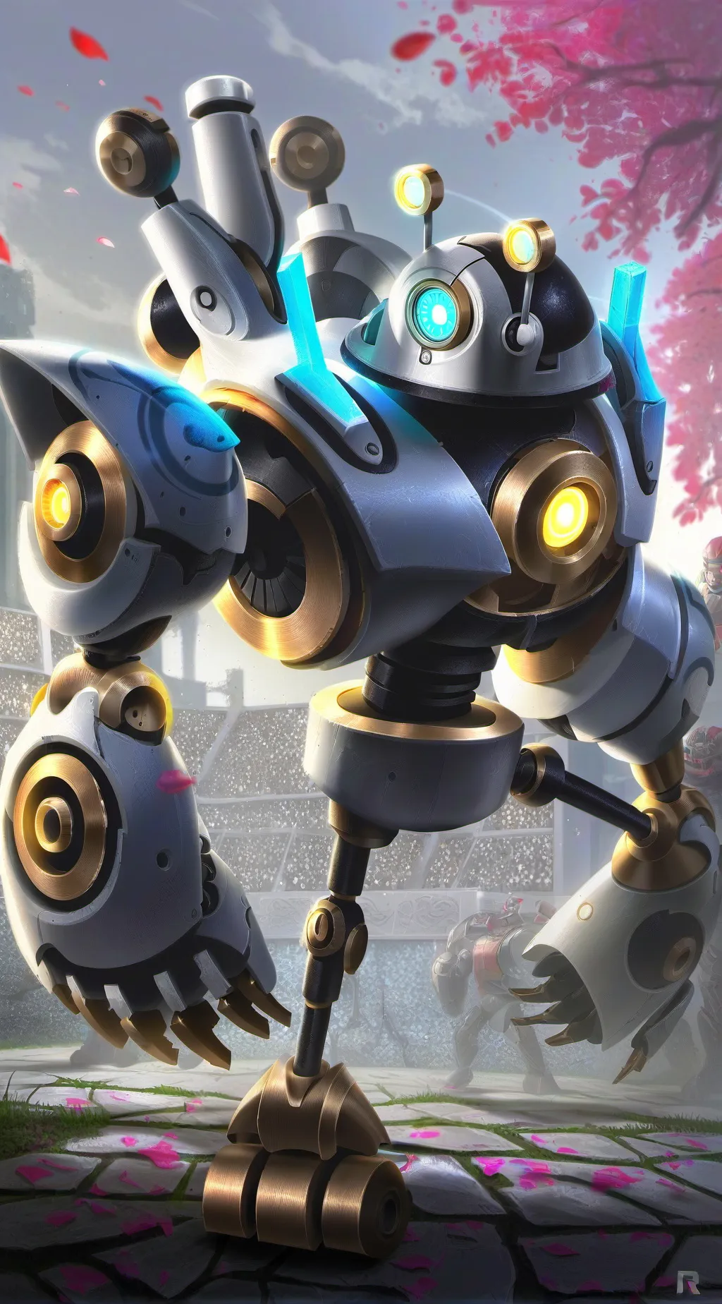 ai character: Code wild background