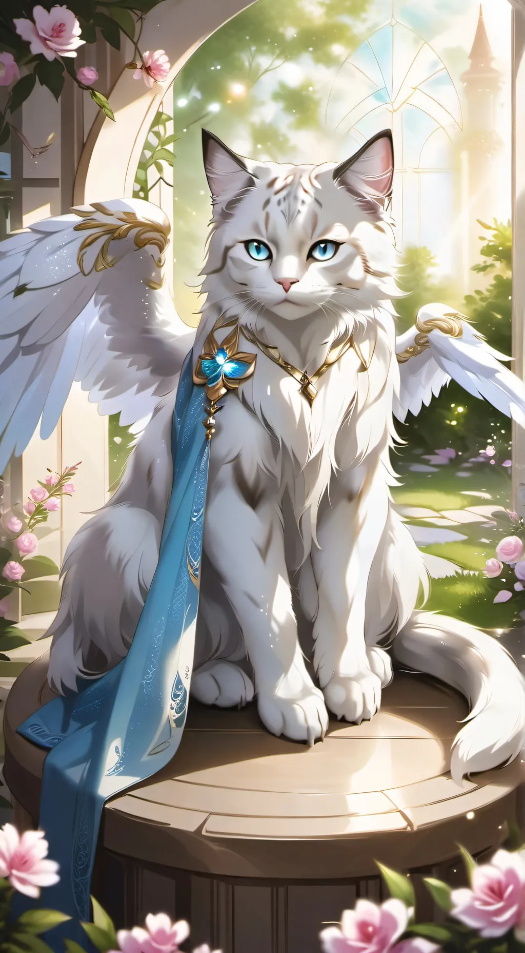 ai character: Angel background