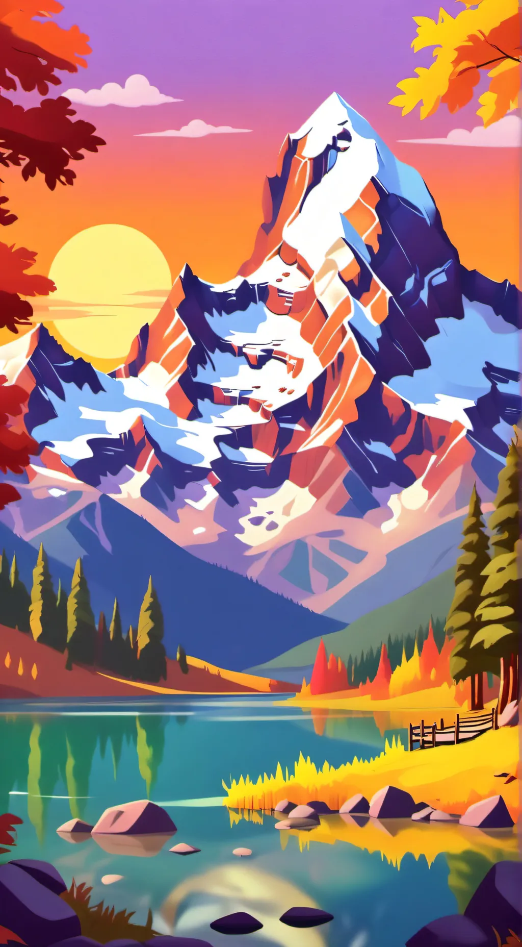 ai character: kny swapped au background