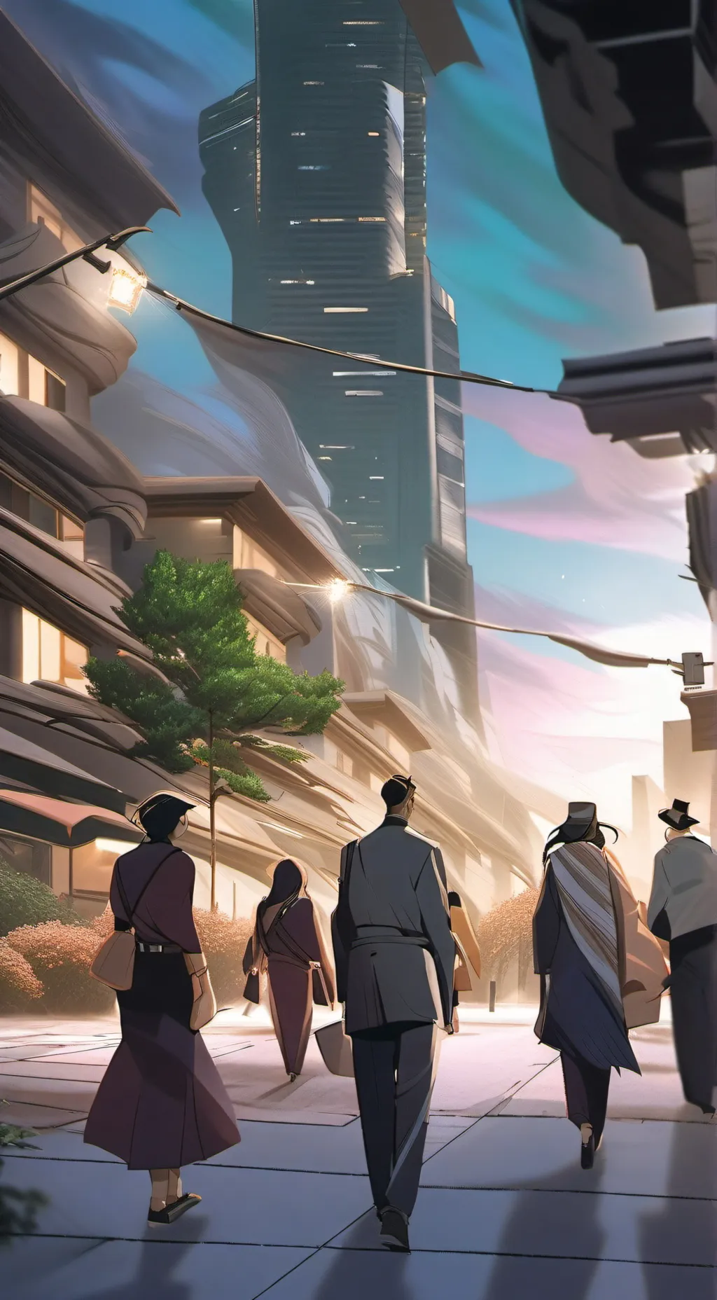 ai character: A Tale Of Your Own background