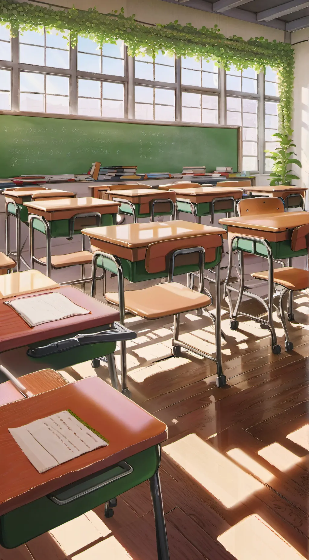 ai character: MHA kiss counter background