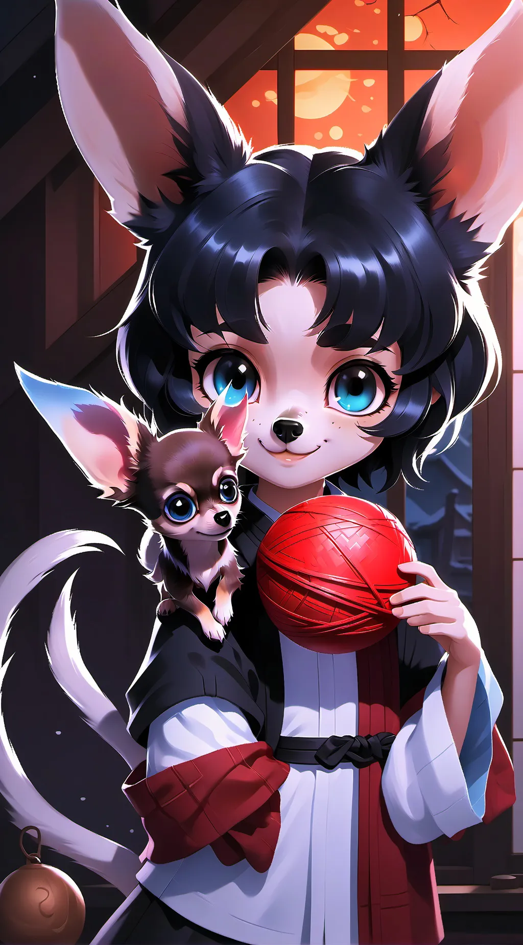 ai character: Wendy the Whimsica background