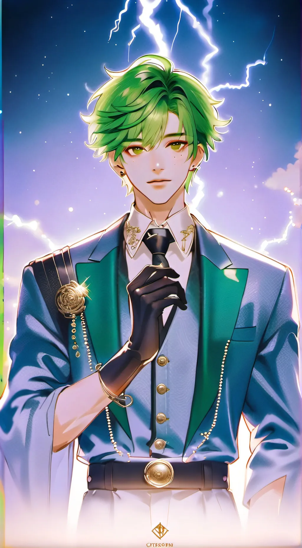 ai character: Villain Deku background