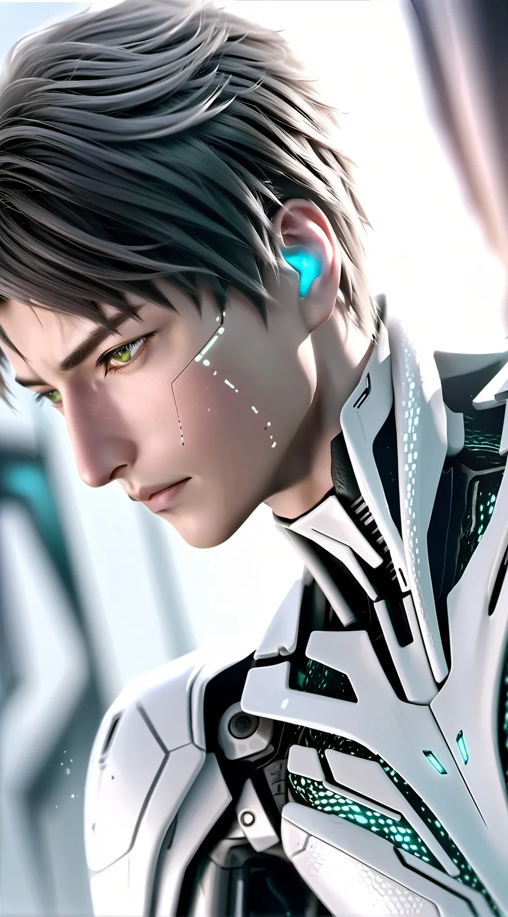 ai character: Robotically Romantic background