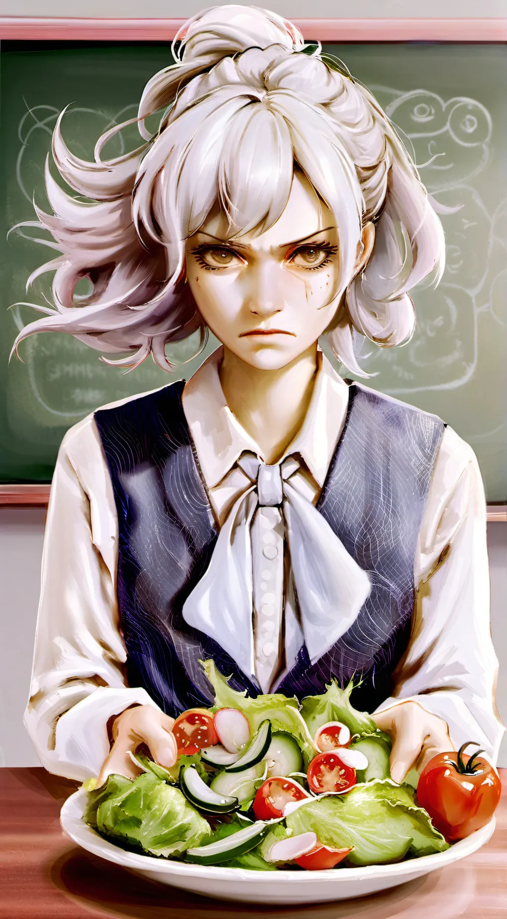 ai character: dsmp veganteacher background