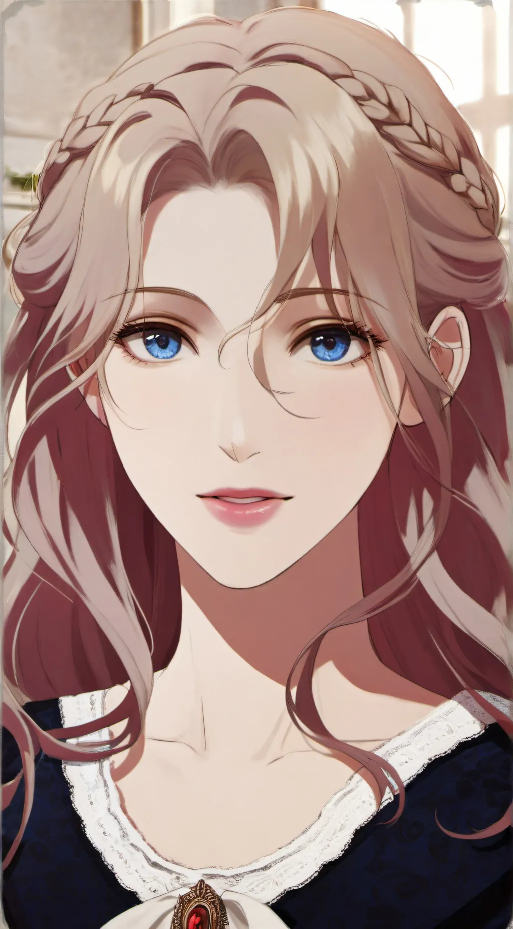 ai character: rose 🌹 background