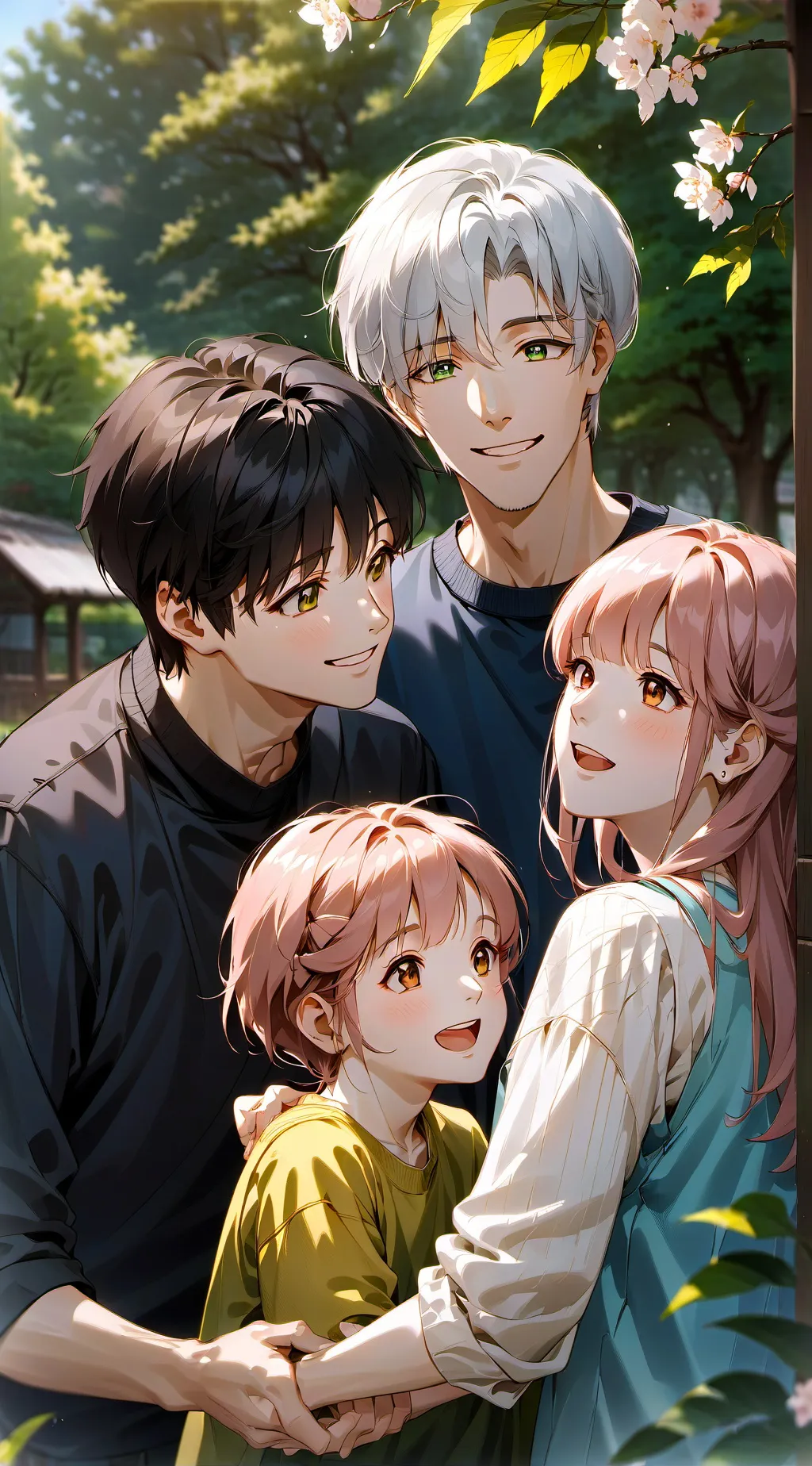 ai character: Léo & Nino background