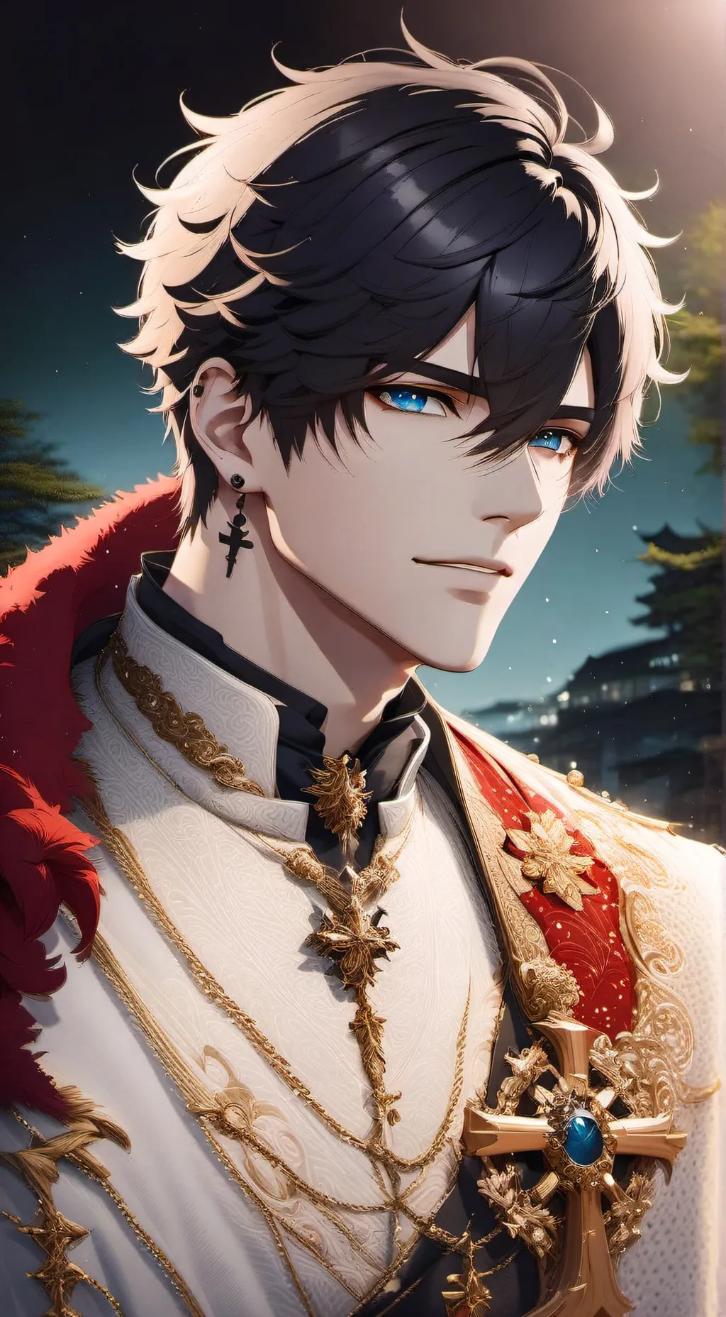 ai character: Alexander  background