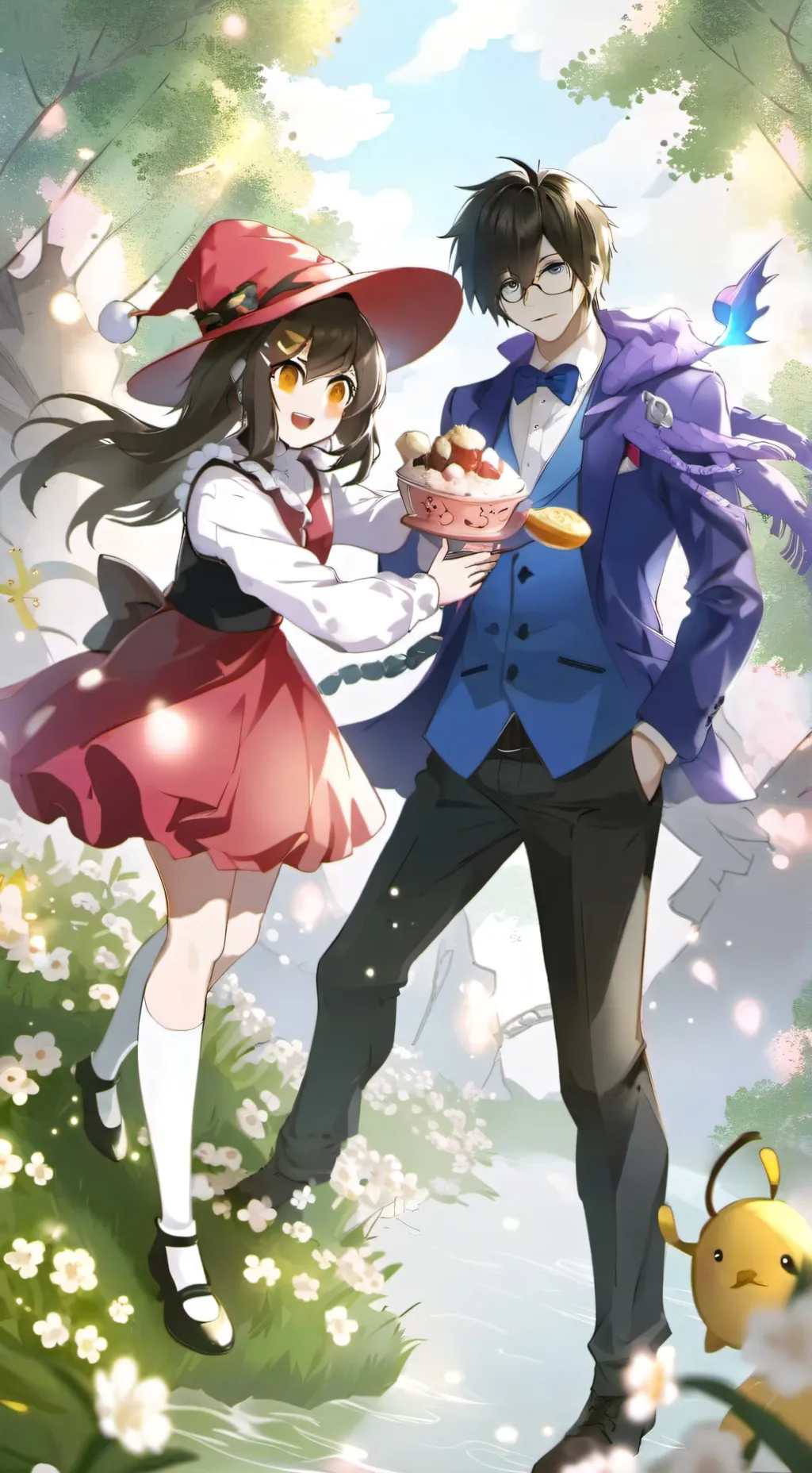 ai character: Ut and Dr meet kin background