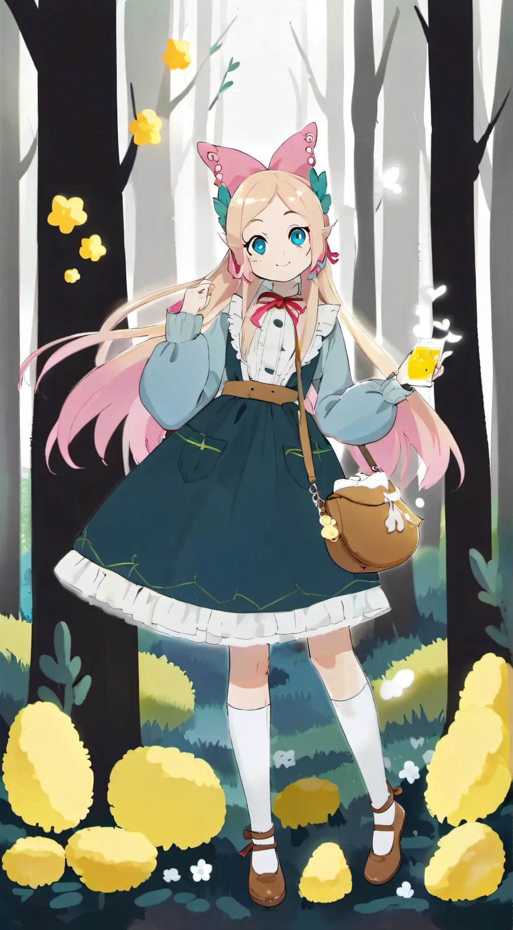 ai character: papeada background