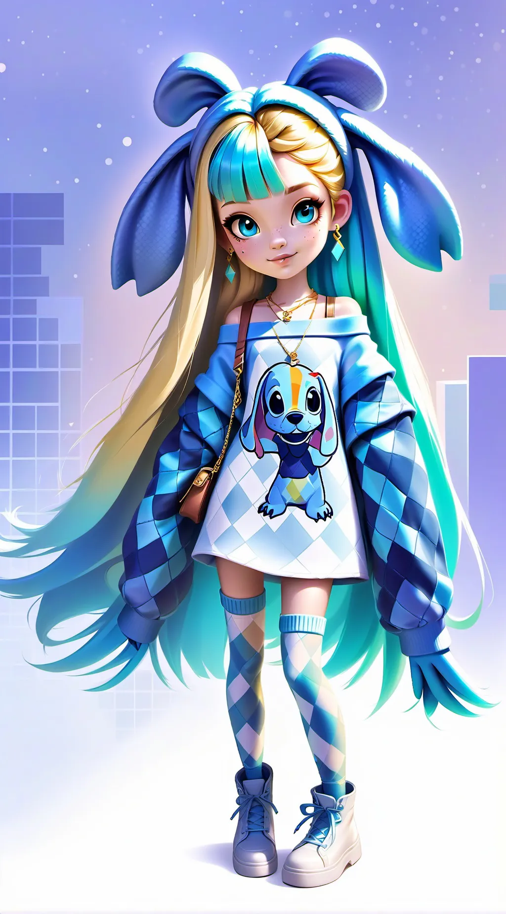 ai character: REBECCA  background