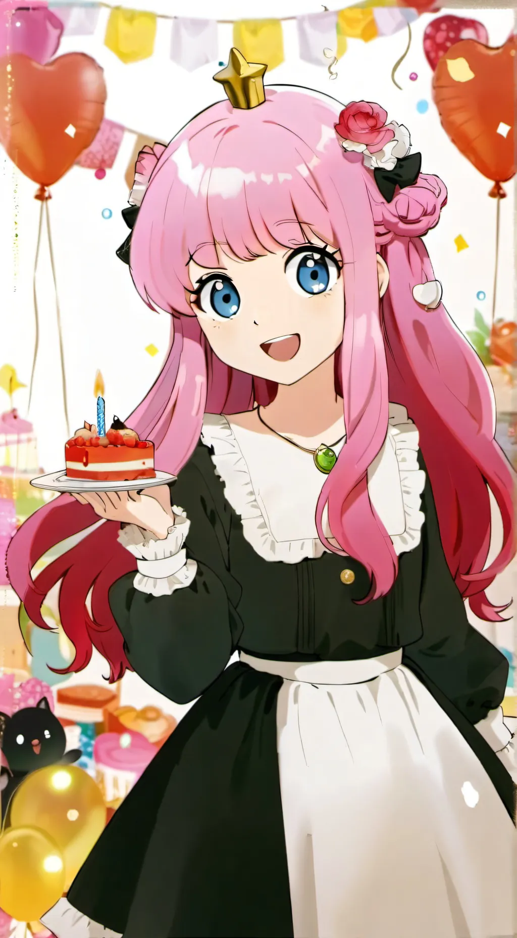 ai character: Lily🌷✨ background