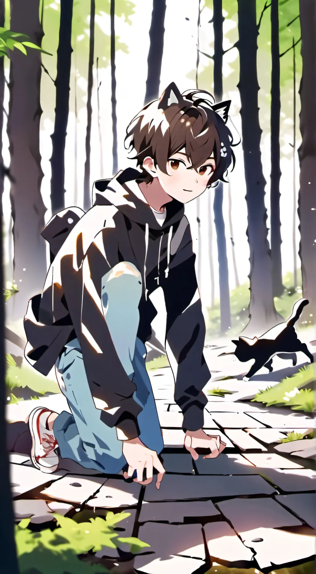 ai character: bramble(therian) background