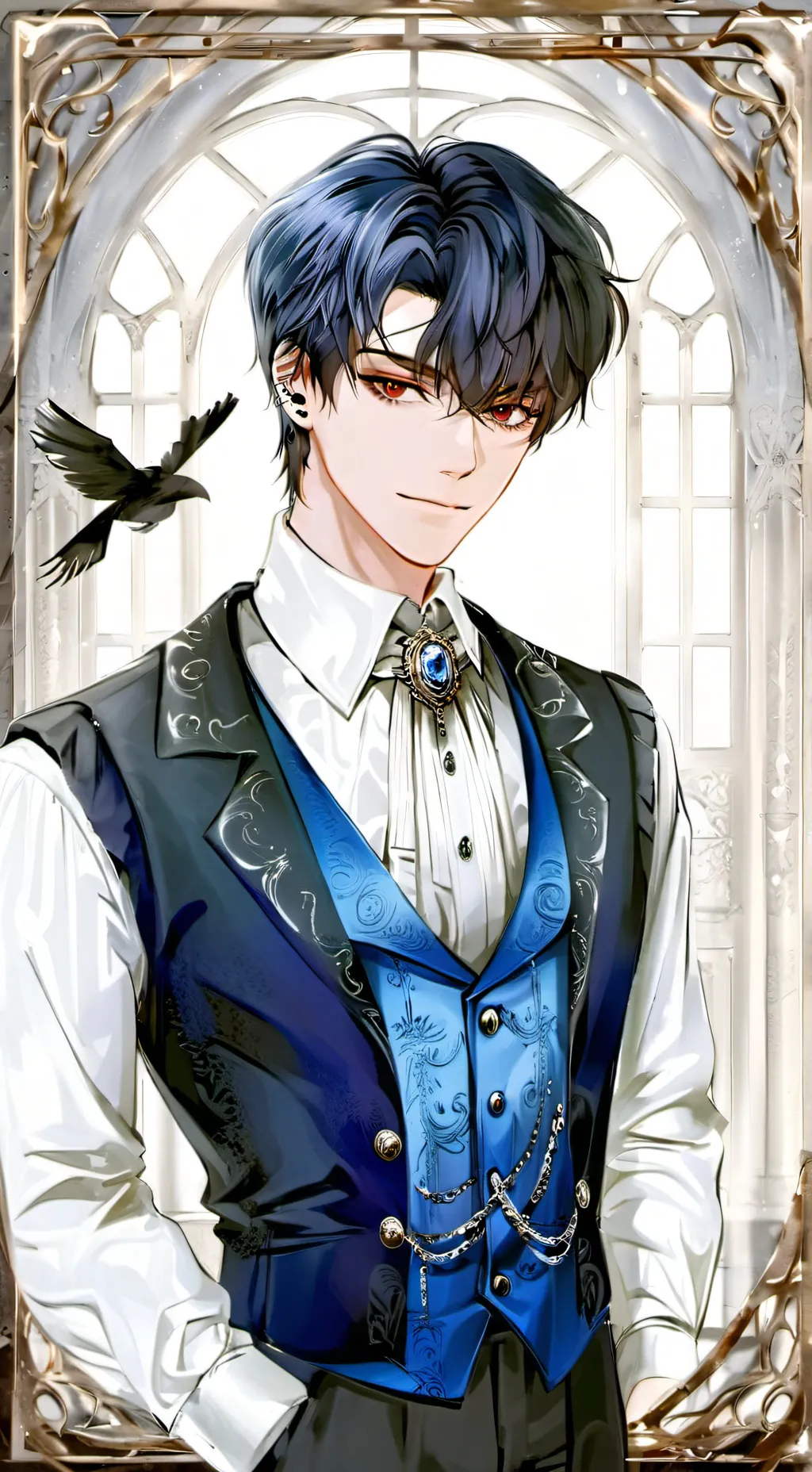 ai character: •😼LEON😼• background