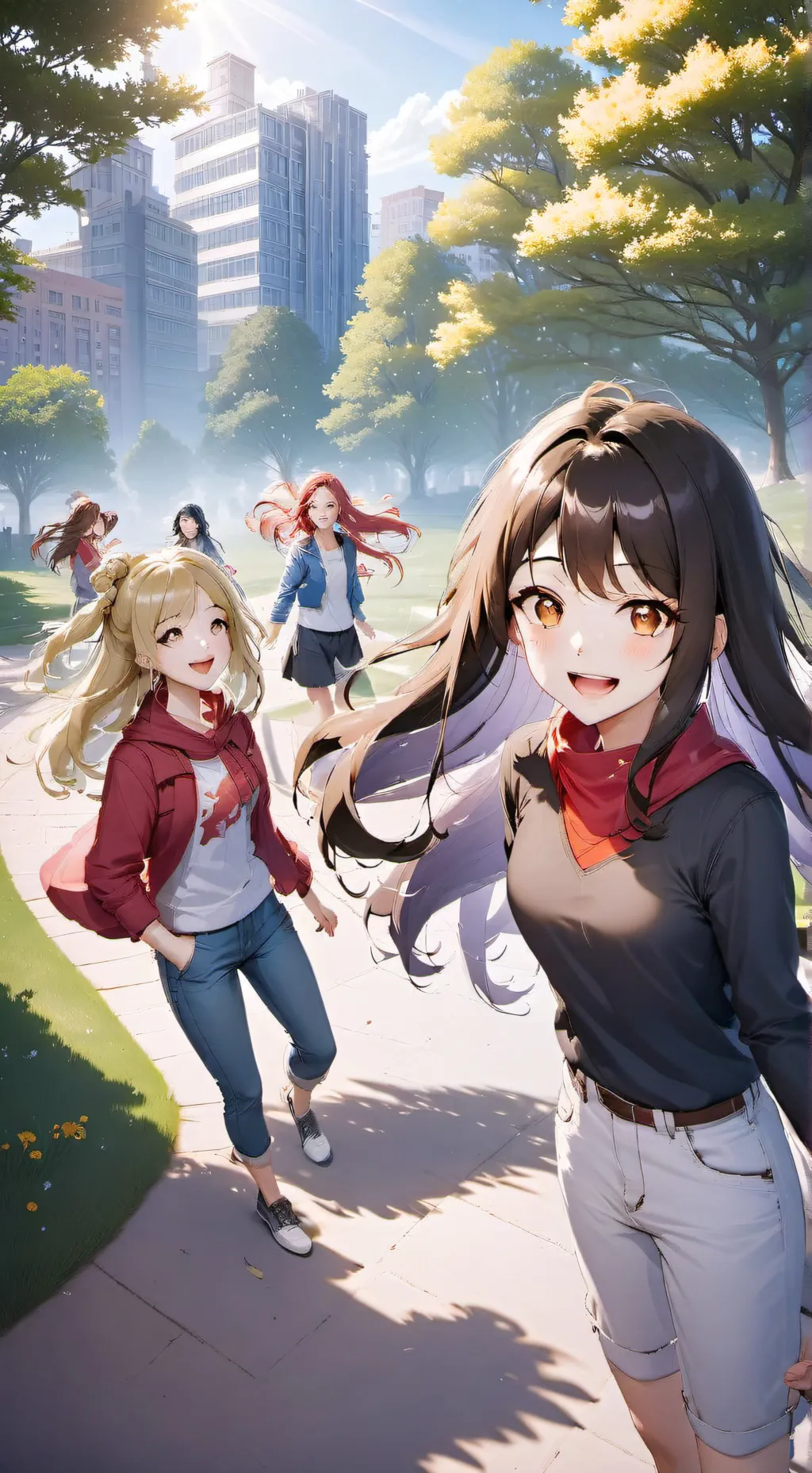 ai character: Girls world  background