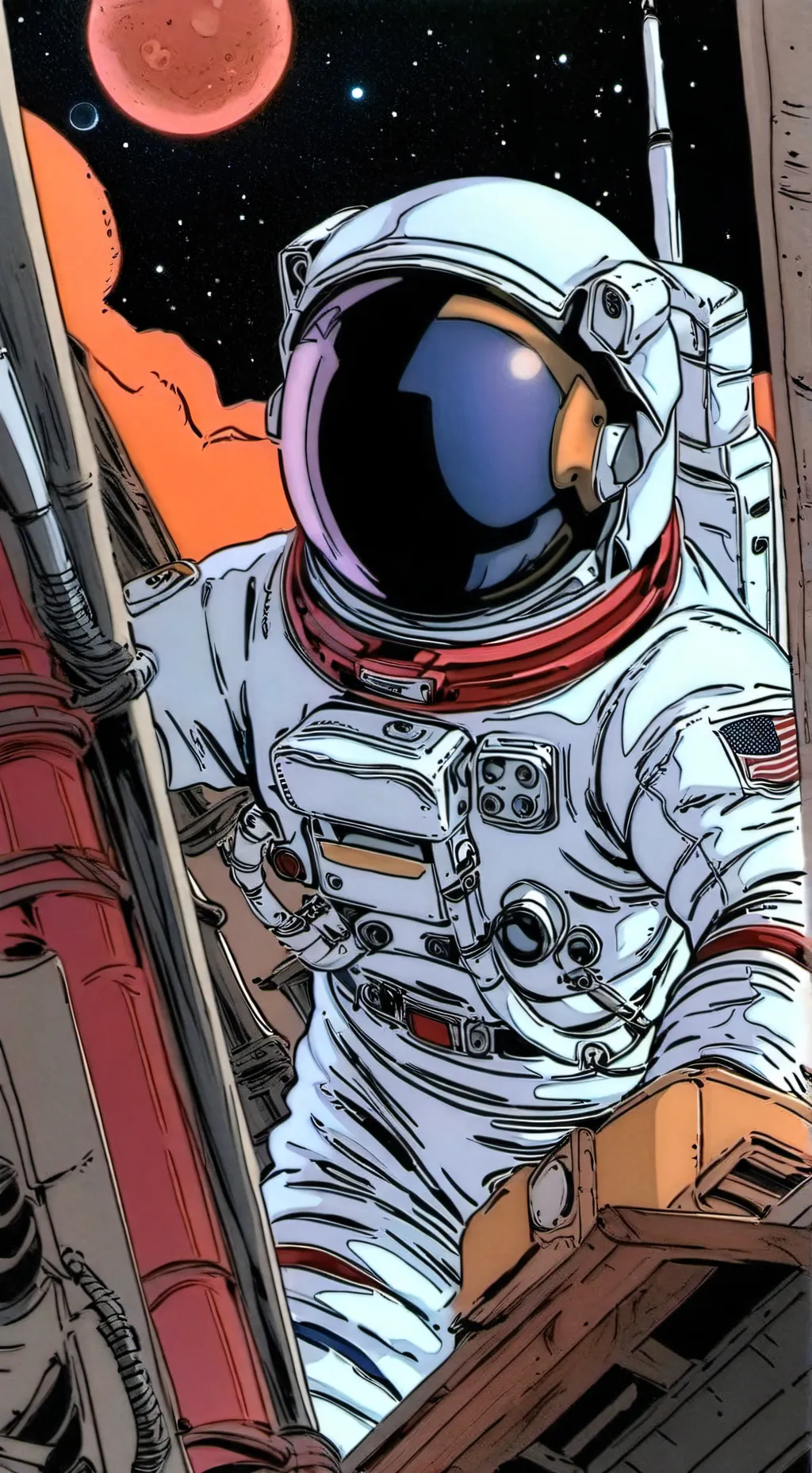 ai character: Among us  background