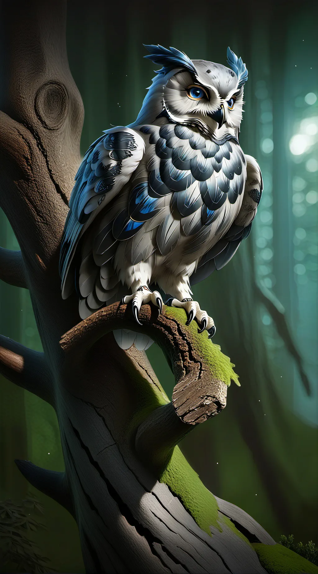 ai character: the great owl background